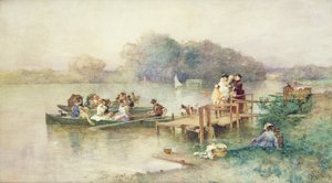 حفل الزفاف (ألوان مائية على ورق)