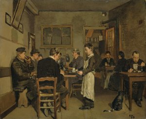 دار الضيافة ، 1879 بواسطة فرديناند هودلر