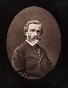 جوزيبي فيردي الملحن الإيطالي ، 1813-1901 ، ج. 1872.