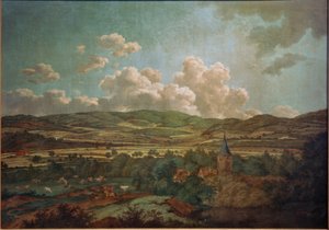 Blick von Aschaffenburg nach Goldbach