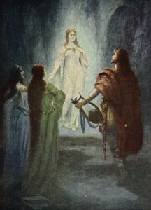 رأى امرأة جميلة ، من "قصص أوبرا فاغنر" بقلم ج. ووكر ماكسبادن (1874-1960) ، 1905