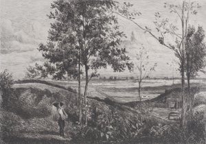 منظر طبيعي بعد كوروت ، 1873-90. بواسطة فرديناند ليفمان