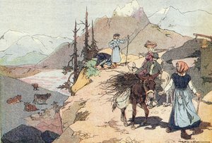 إلى الجبل ، في Imagier de l