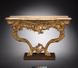 طاولة كونسول ، c.1765 بواسطة فرديناند تيتز