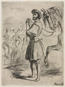 رب في زمن فرانسيس الأول ، 1833. بواسطة فرديناند فيكتور يوجين ديلاكروا