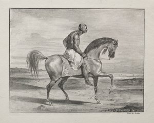 الأفريقي على ظهور الخيل ، 1823. بواسطة فرديناند فيكتور يوجين ديلاكروا