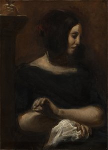 جورج ساند ، 1838. بواسطة فرديناند فيكتور يوجين ديلاكروا