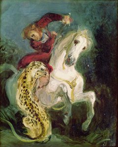 جاغوار يهاجم فارس ، ج .1855