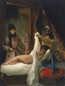 دوق أورليانز يظهر عشيقته ، ج. 1826 بواسطة فرديناند فيكتور يوجين ديلاكروا