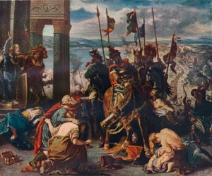 دخول الصليبيين إلى القسطنطينية ، 1840 ، 1911 بواسطة فرديناند فيكتور يوجين ديلاكروا