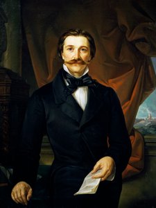 الكونت كارلو كورونيني بقلم فرديناندو باسي (1819-1883) بواسطة فرديناندو باسي