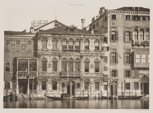 قصر جريماني ، القناة الكبرى ، 1891 بواسطة فرديناندو أونغانيا