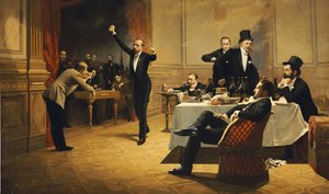 حفل العشاء ، 1837 بواسطة Ferencz Paczka