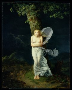 امرأة شابة تجاوزتها عاصفة ، 1799 بواسطة Fereol Bonnemaison