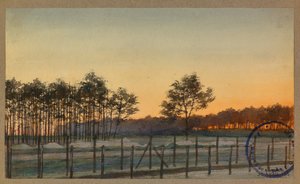 إطلالة على بوا دي سابان بواسطة فرناند باربييه