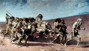 قابيل ، التفاصيل. رسم توضيحي لرواية فيكتور هوغو "The Legend of the Siecles" ". لوحة لفرناند كورمون (1845-1924) بواسطة فرناند كورمون