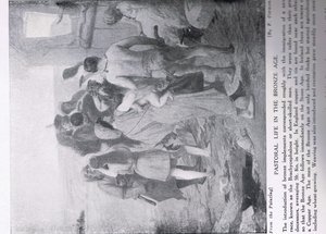الحياة الرعوية في العصر البرونزي ، توضيح من "تاريخ الأمم لهتشينسون" ، ج .1910 بواسطة فرناند كورمون