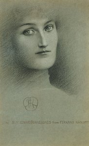 رئيسة أنثى رأس امرأة ، 1896 بواسطة فرناند خنوف