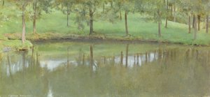 الحفريات المياه الساكنة ، ج 1894 بواسطة فرناند خنوف