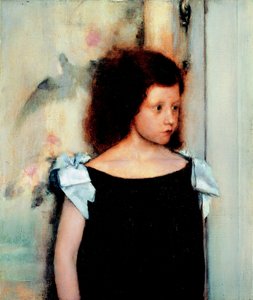 "صورة غابرييل براون" لوحة لفرناند خنوف (1858-1921) بواسطة فرناند خنوف