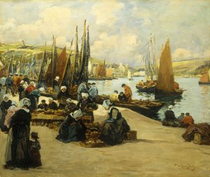 على Quai ، أودييرن بواسطة فرناند ليجوت جيرارد