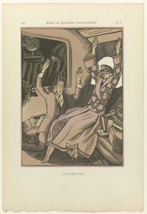 أزياء وأخلاق اليوم ، 1922 ، ص. 10: الهجوم بواسطة فرناند سيميون