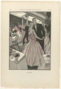 أزياء وآداب اليوم ، 1922 ، الجزء 3: الرقص بواسطة فرناند سيميون