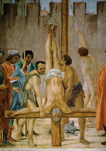 صلب القديس بطرس (لوحة جدارية) بواسطة فلبيني ليبي