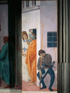 Saint Peter Freed from Prison, by Filippino Lippi, fresco بواسطة فلبيني ليبي
