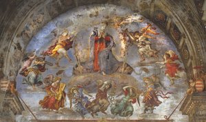 الافتراض ، كارافا تشابل ، سانتا ماريا سوبرا مينيرفا ، روما ، 1488-1493 بواسطة فلبيني ليبي