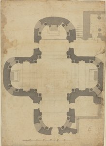 مخطط الطابق [الإصدار المقابل] بواسطة فيليبو جوفارا