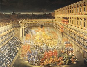 مهرجان تكريم الملكة كريستينا (1626-1689) السويدية في قصر باربيريني