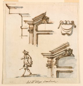 الرسم والتفاصيل المعمارية ودراسة الأشكال، 1760-1775