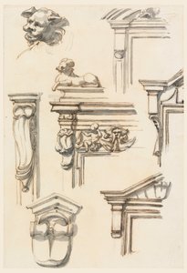 الرسم، الدراسات المعمارية، 1750-1775