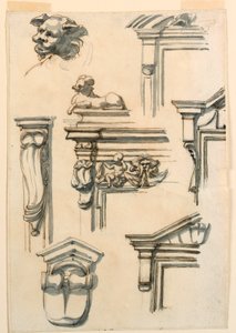 الرسم، الدراسات المعمارية، 1750-1775 بواسطة فيليبو ماركيوني