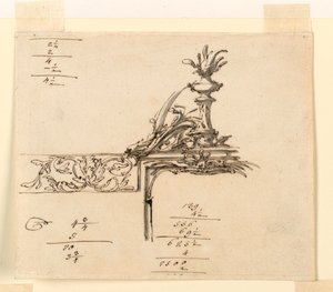 رسم، مشروع إطار، 1750-1775