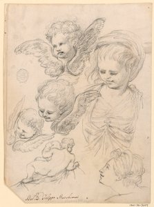 رسم، دراسات لتمثيل ديني، 1725-40