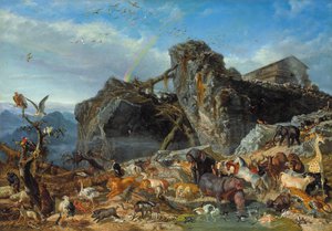 بعد الطوفان: خروج الحيوانات من الفلك ، 1867