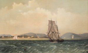 قبالة جبل. جزيرة الصحراء ، مين ، 1850