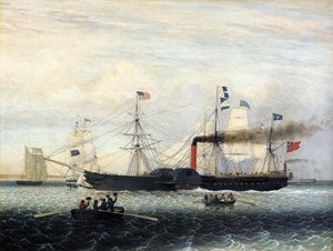 دخول بريطانيا ميناء بوسطن ، 1848