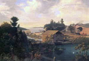 مطحنة في Lanesville ، 1849 بواسطة فيتز هنري لين