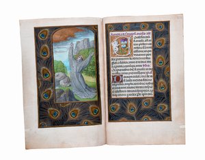 أوراق من كتاب ساعات روتشيلد ، جنت أو بروج ، c.1505 بواسطة المدرسة الفلمنكية