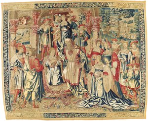 نسيج فرانكو فليميش الإنجيلي ، c.1510-30 بواسطة المدرسة الفلمنكية