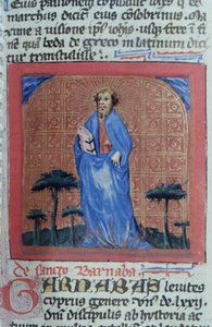 السيدة الجنرال 1111 صفحة من Legenda Aurea ، بروج ، ج .1400-10 بواسطة المدرسة الفلمنكية