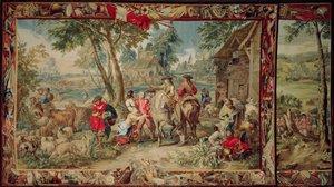 سرقة ، من سلسلة العلوم العسكرية ، ورشة عمل Judocus de Vos ، c.1715-24 بواسطة المدرسة الفلمنكية