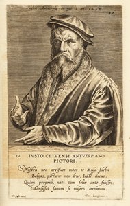 صورة لجوس فان كليف ، رسام فلمنكي نشط في أنتويرب ، حوالي 1485-1540 بواسطة المدرسة الفلمنكية