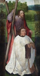 Saint Andrew and Donor, Saint James [2 panels]