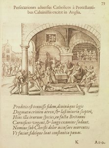 اضطهاد الكاثوليك الإنجليز على يد البروتستانت الكالفينيين الكاثوليك بواسطة المدرسة الفلمنكية