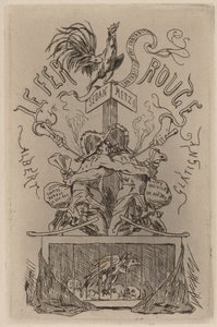 الحديد الأحمر لو فير روج 1871. بواسطة فيليسيان روبس