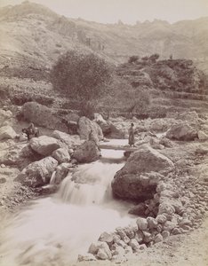 Cous du Kadisha ، Monte Libon ، 1860s-80s ، مطبوعة ca. 1870. بواسطة فيليكس بونفيس